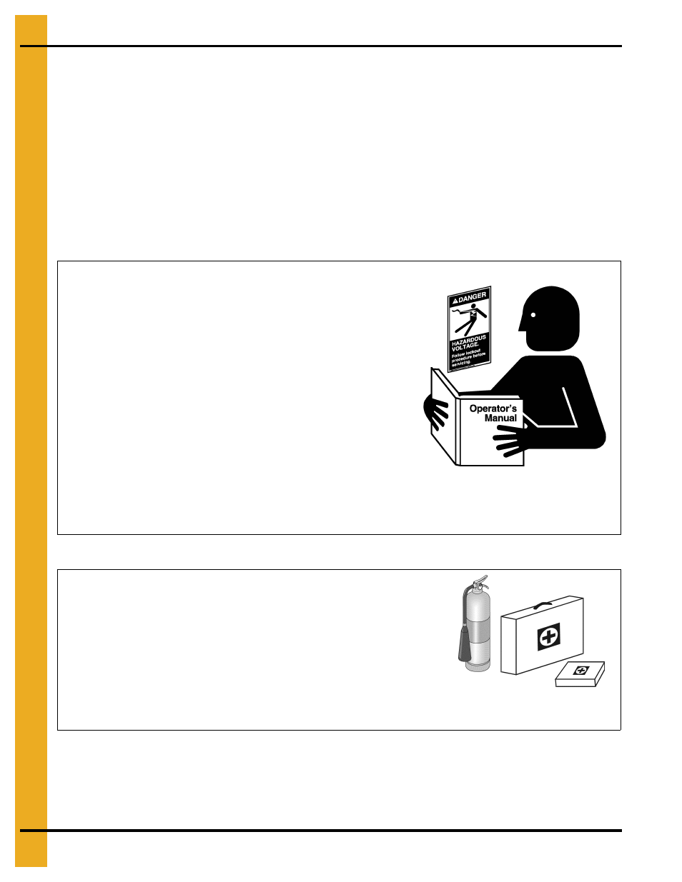 Safety instructions | Grain Systems Bucket Elevtors, Conveyors, Series II Sweeps PNEG-1385 User Manual | Page 6 / 52