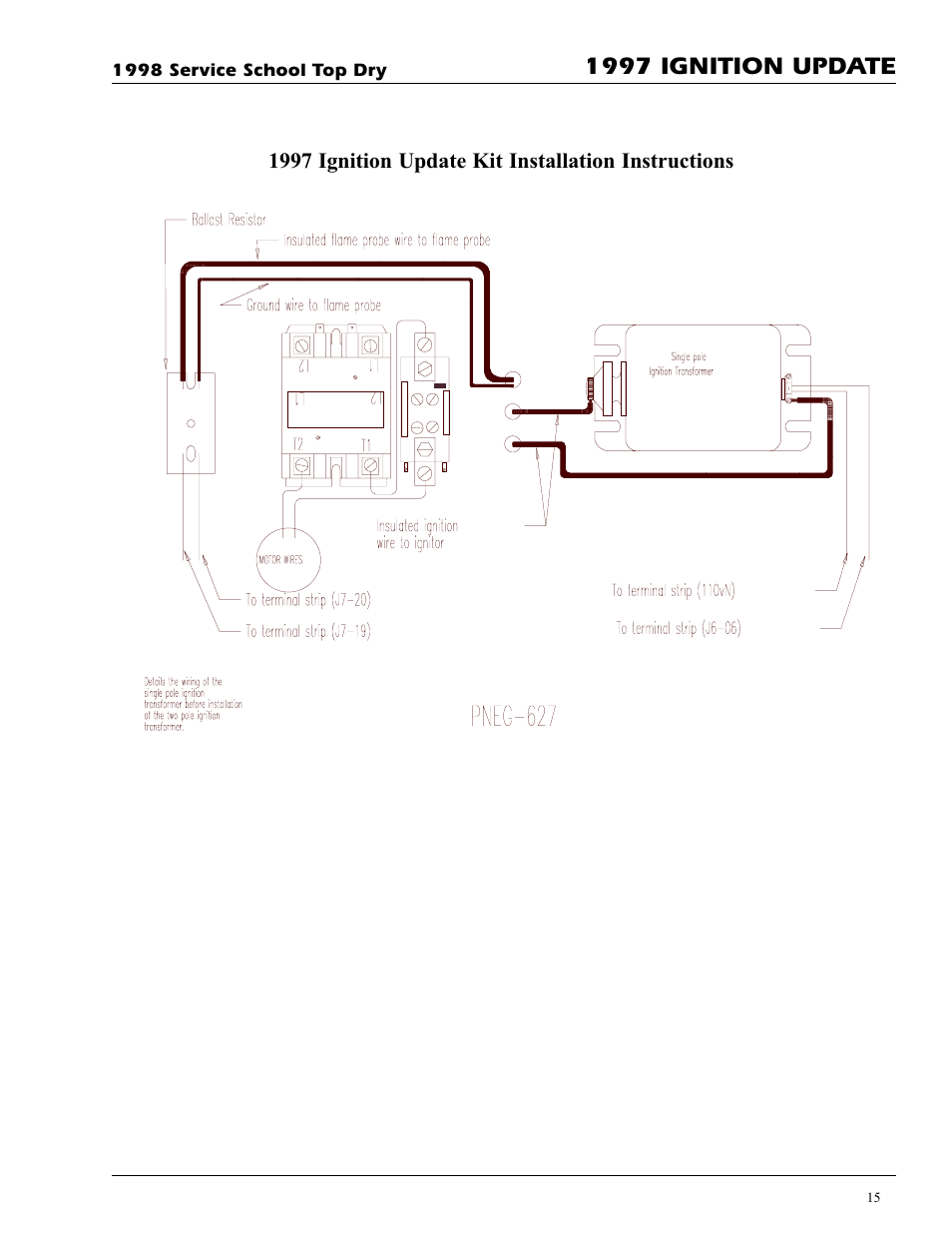 1997 ignition update | Grain Systems PNEG-692 User Manual | Page 15 / 24