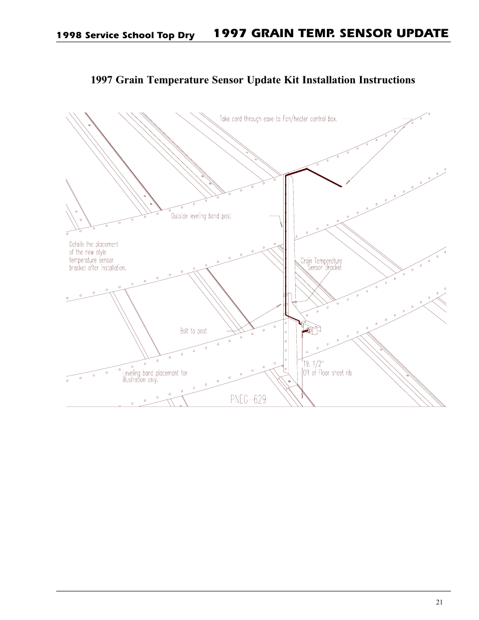 1997 grain temp. sensor update | Grain Systems PNEG-692 User Manual | Page 21 / 24