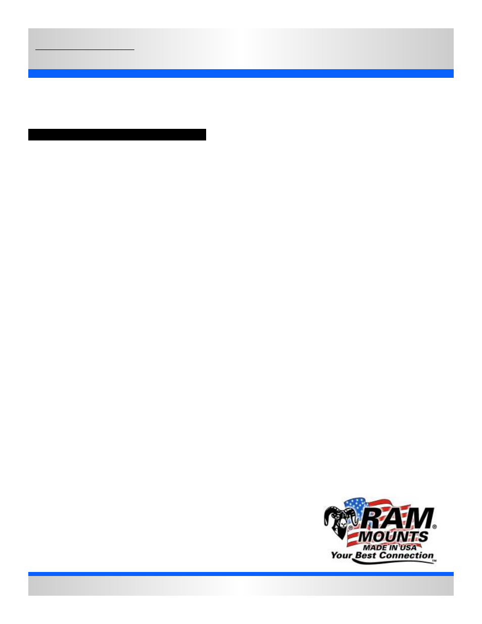 Ram no-drill, Seat bases | RAM Mount RAM-VB-165-SW1 User Manual | Page 2 / 2