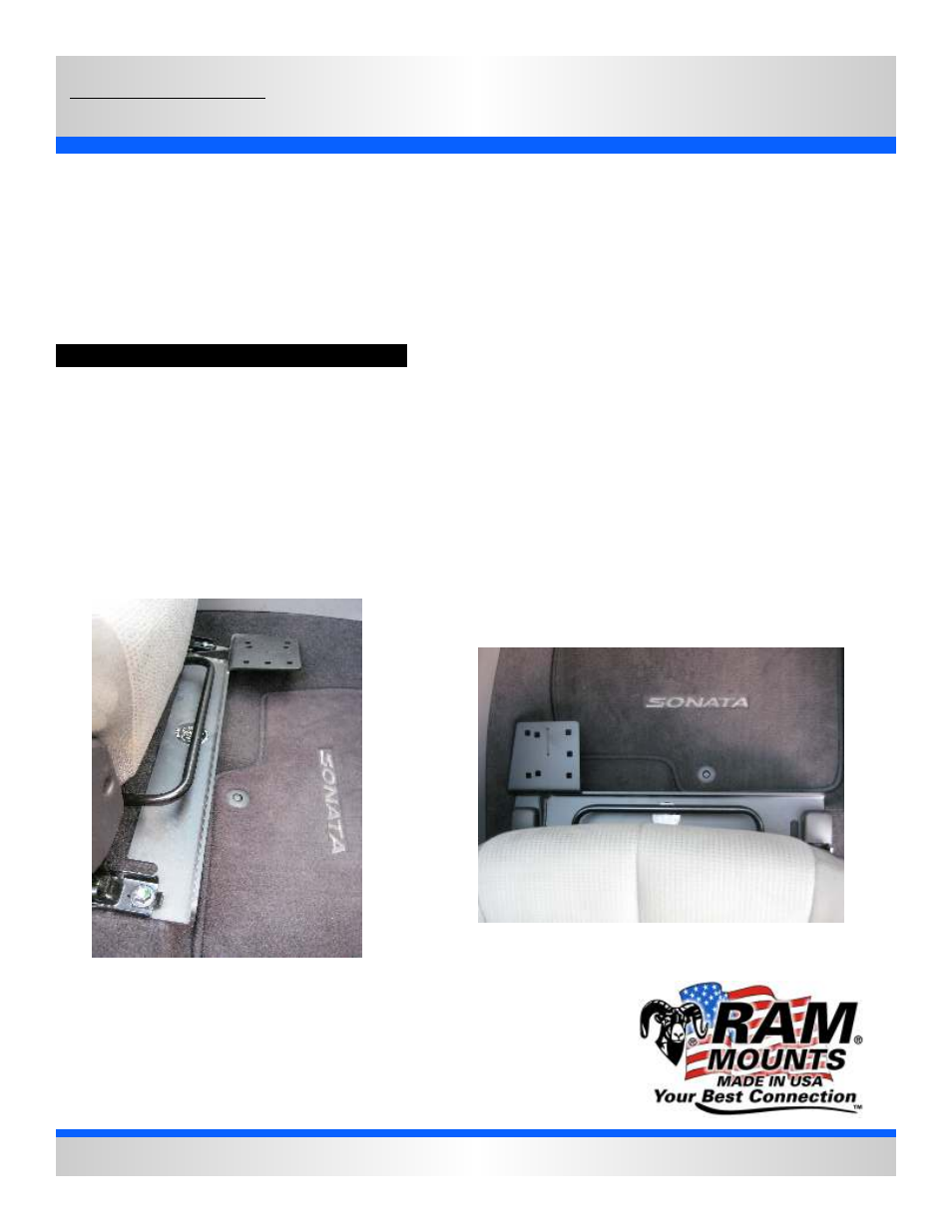 Ram no-drill, Seat bases | RAM Mount RAM-VB-156-SW1 User Manual | Page 2 / 2