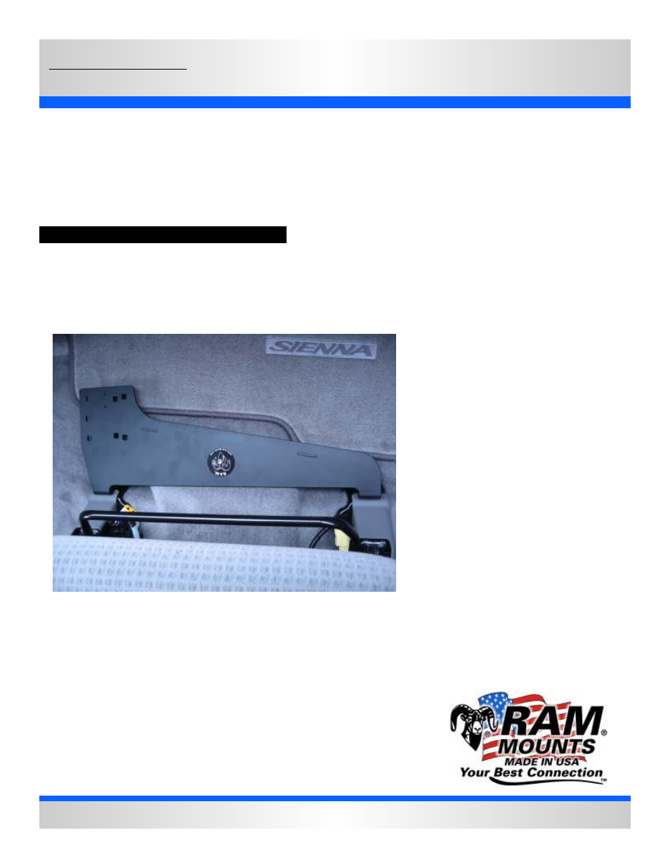 Ram no-drill, Seat bases | RAM Mount RAM-VB-153-SW1 User Manual | Page 2 / 2