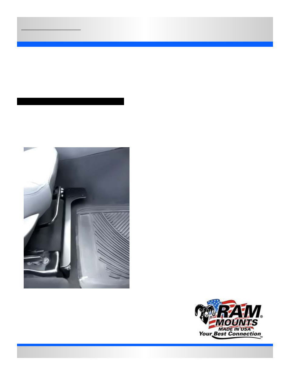 Ram no-drill, Seat bases | RAM Mount RAM-VB-145-SW1 User Manual | Page 2 / 2