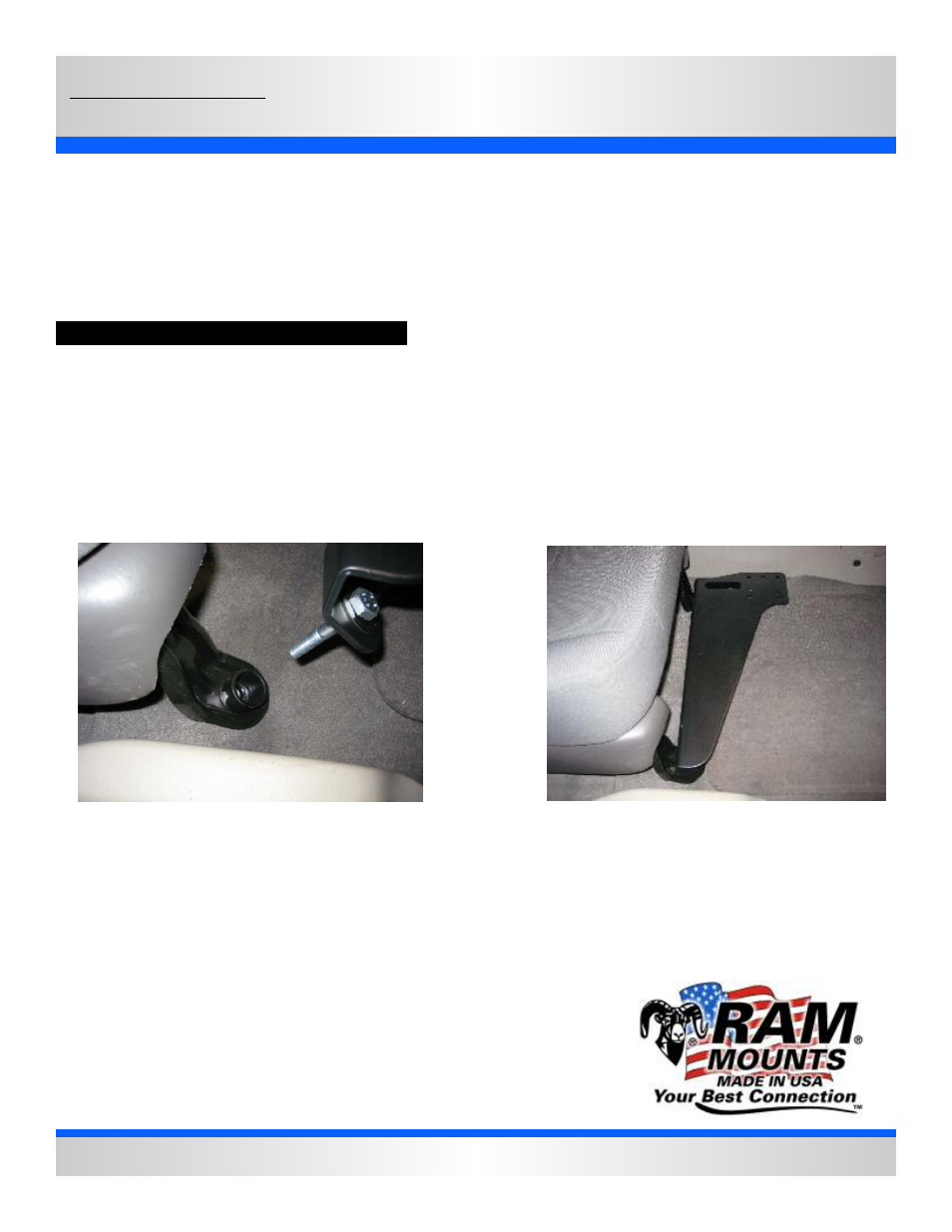 Ram no-drill, Seat bases | RAM Mount RAM-VB-152-SW1 User Manual | Page 2 / 2