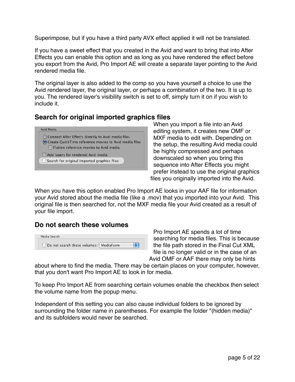 Automatic Duck Pro Import AE 5.0 (Win 64-bit for CS5 or CS5.5) User Manual | Page 5 / 22