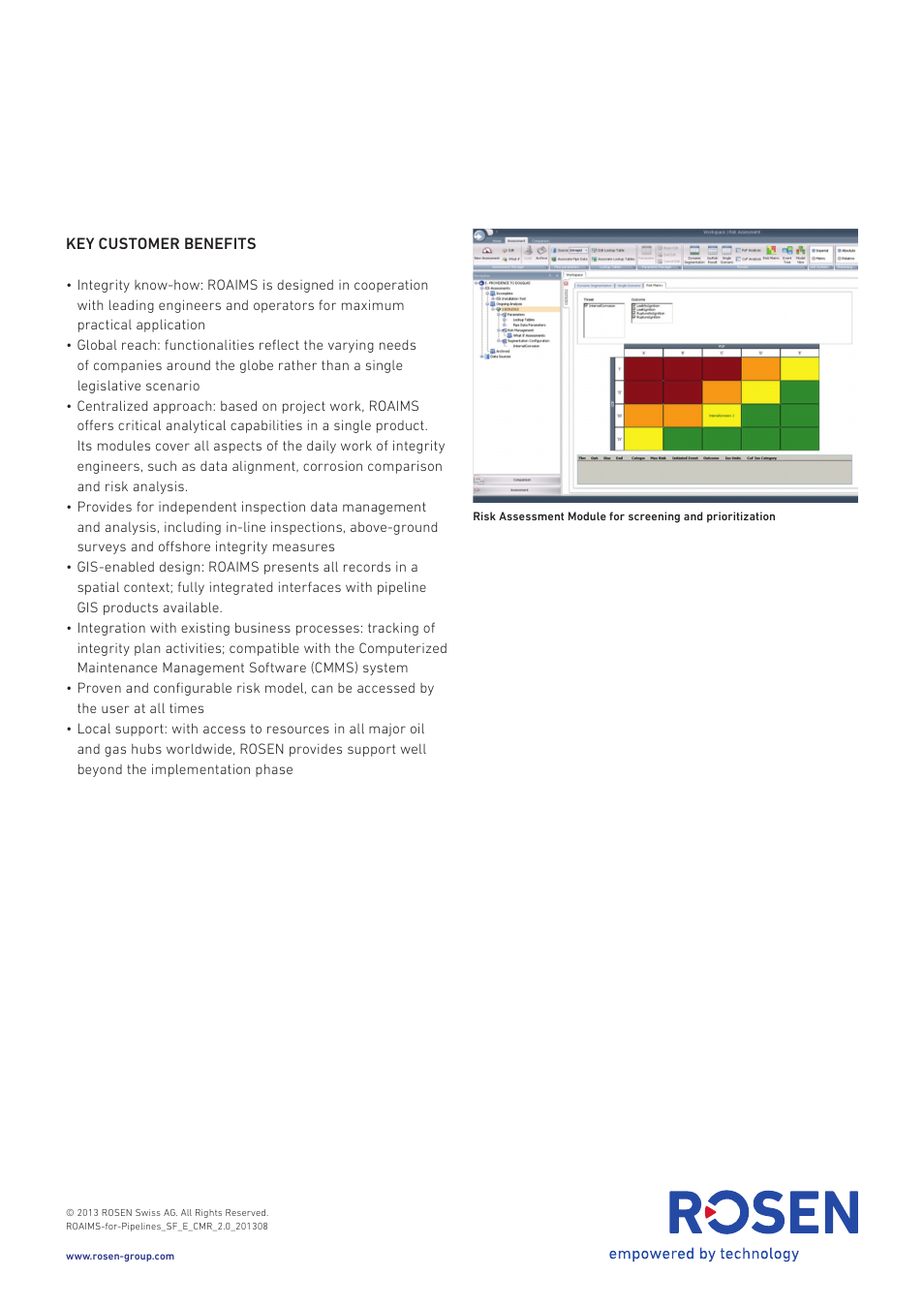 Rosen ROAIMS for Pipelines User Manual | Page 2 / 2