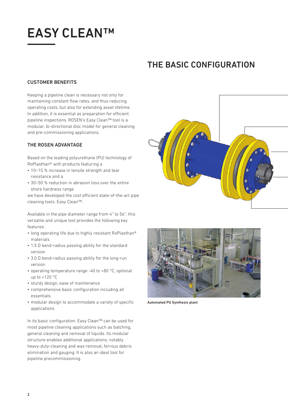 Easy clean, The basic configuration | Rosen Easy Clean User Manual | Page 2 / 4