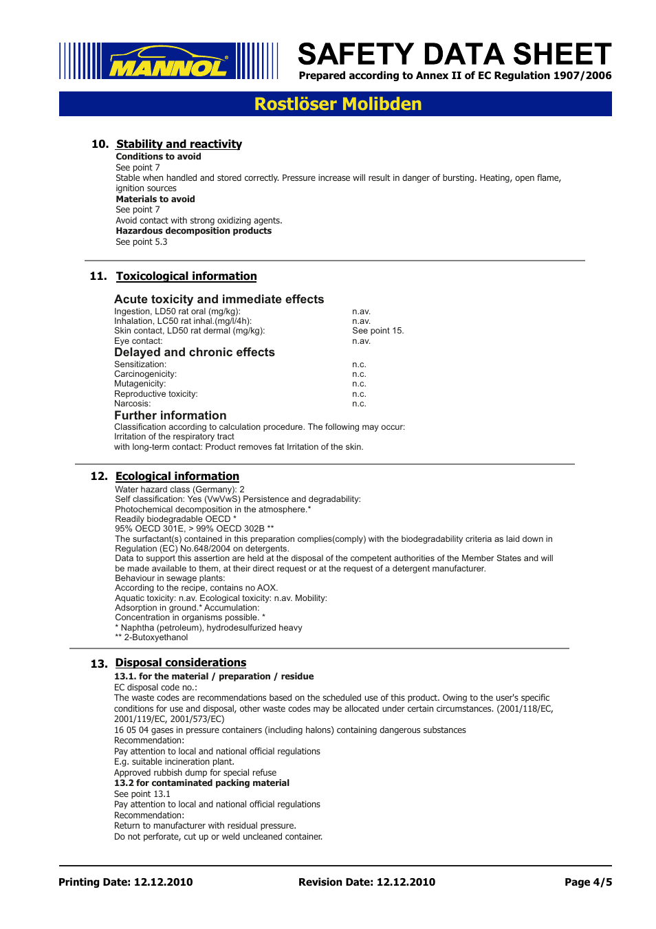 Seite 4, Rostlöser molibden | SCT-Germany ROSTLÖSER ULTRA Molybden User Manual | Page 4 / 5