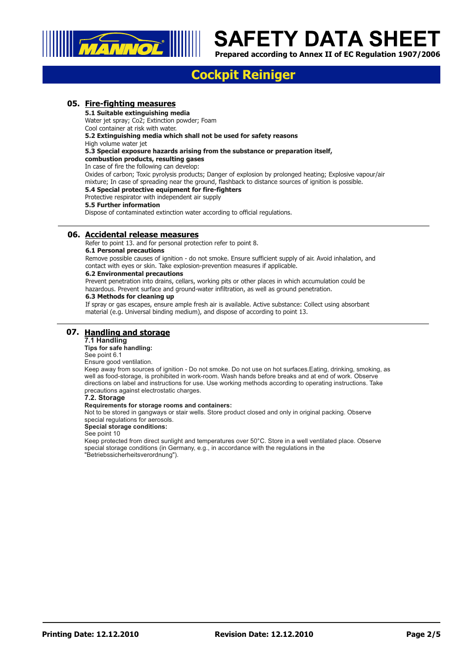 Seite 2, Cockpit reiniger | SCT-Germany COCKPIT-REINIGER User Manual | Page 2 / 5