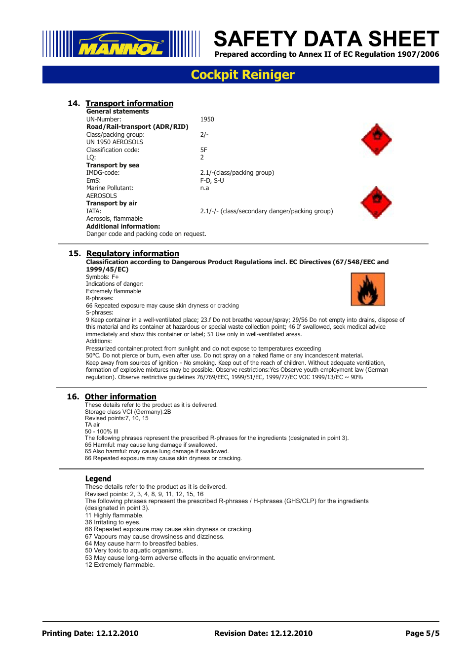 Seite 5, Cockpit reiniger | SCT-Germany COCKPIT-REINIGER User Manual | Page 5 / 5