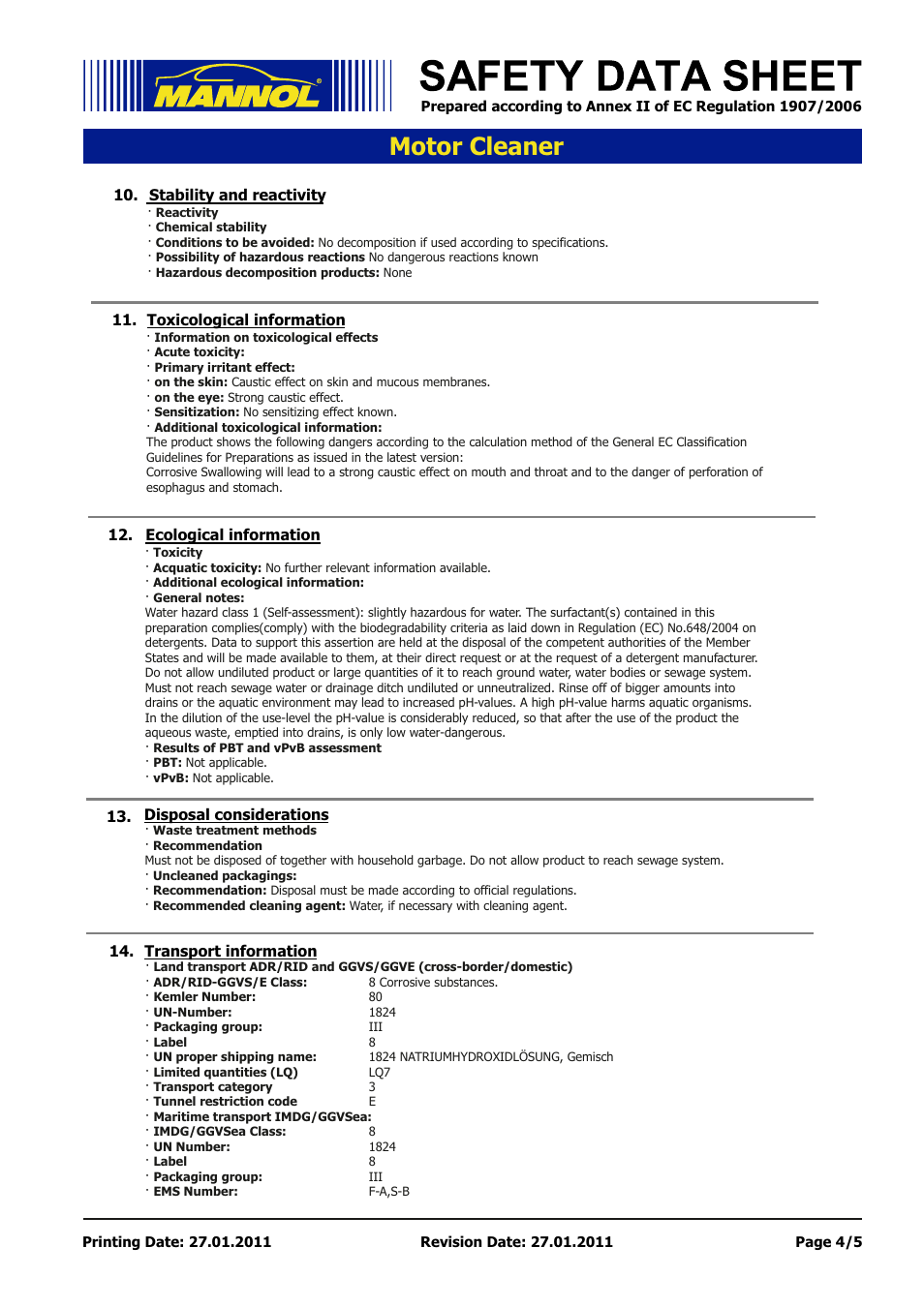 Seite 4, Motor cleaner | SCT-Germany MOTOR CLEANER User Manual | Page 4 / 5