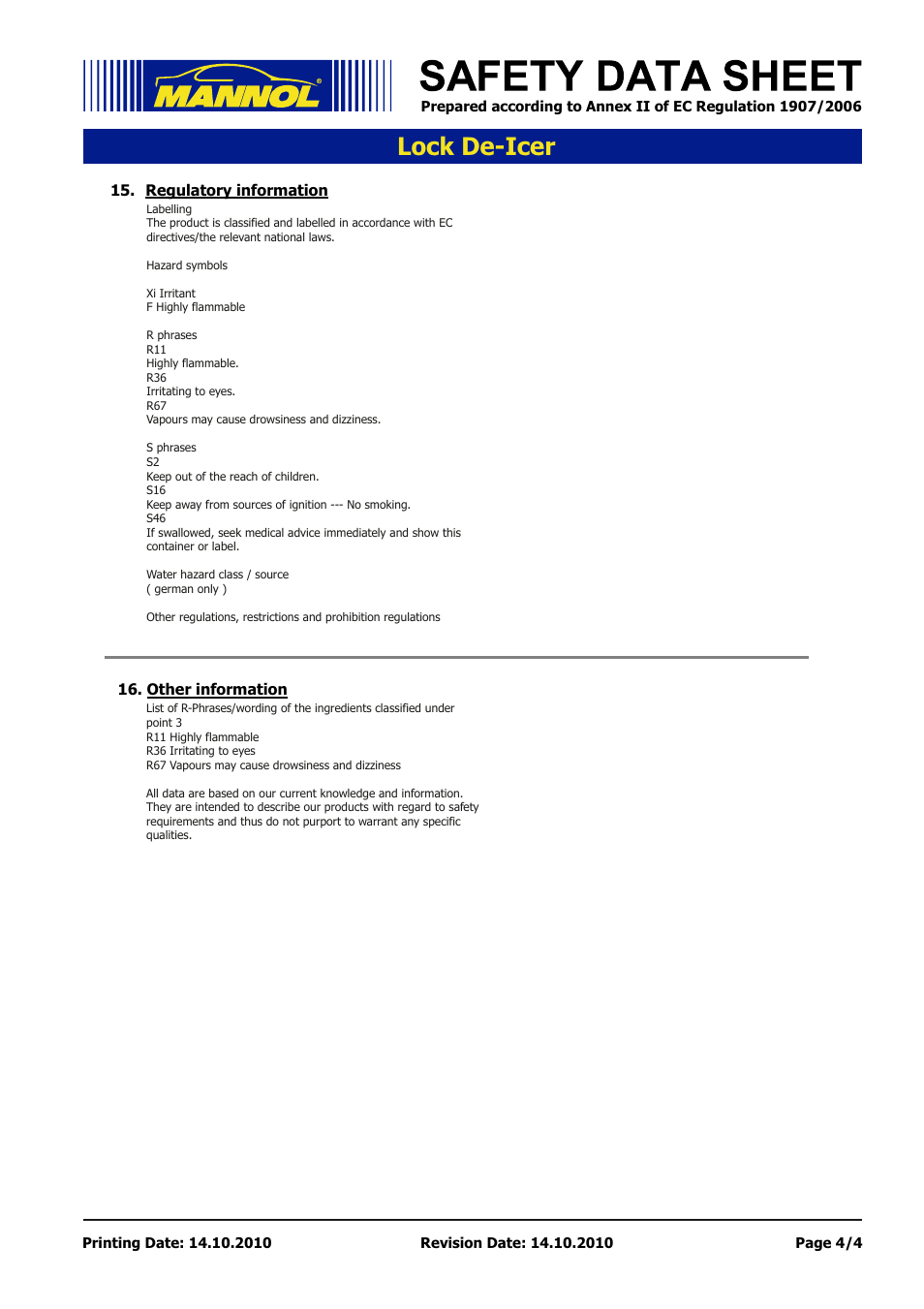 Seite 4, Lock de-icer | SCT-Germany LOCK DE-ICER User Manual | Page 4 / 4