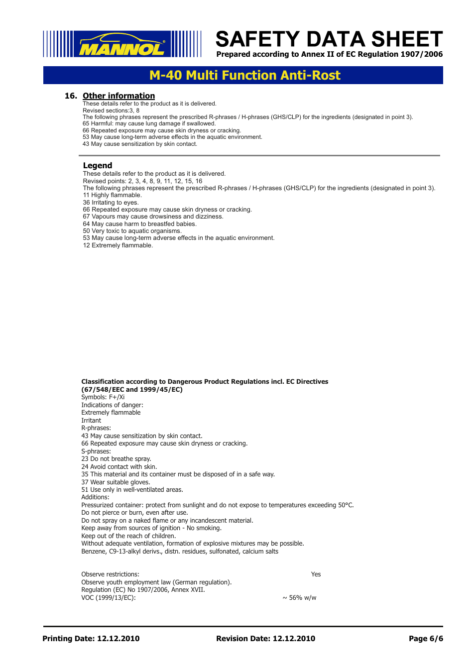 Seite 6, M-40 multi function anti-rost | SCT-Germany M-40 Multi Function Anti-Rost User Manual | Page 6 / 6