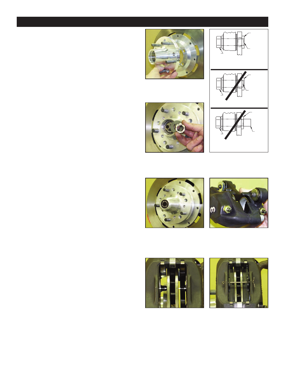 Assembly instructions (continued) | Wilwood Forged Dynalite Pro Series Front Brake Kit User Manual | Page 5 / 9