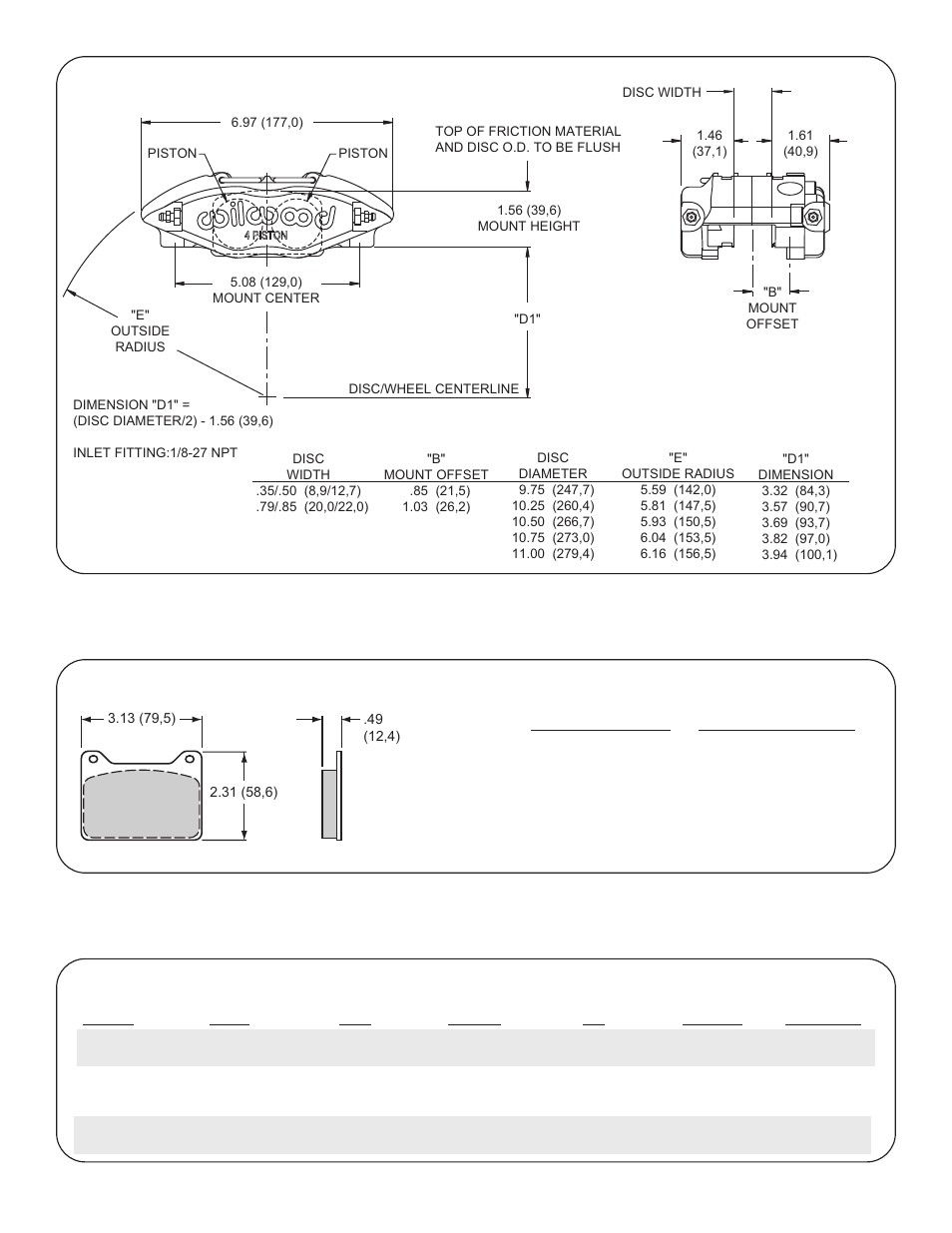 Wilwood Powerlite Radial Mount User Manual | Page 2 / 2