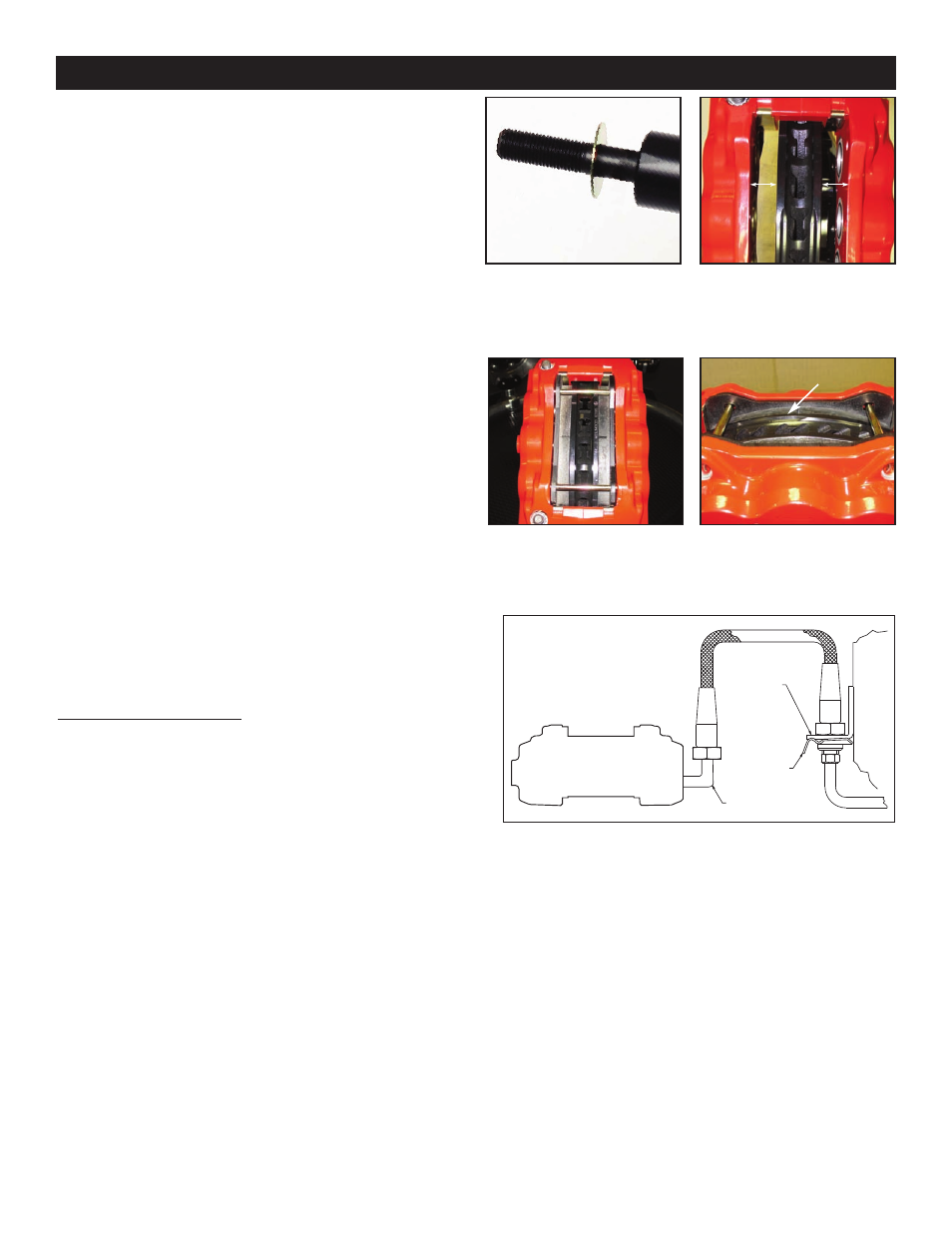 Assembly instructions | Wilwood W6A Front Caliper and Bracket Upgrade Kit User Manual | Page 4 / 7