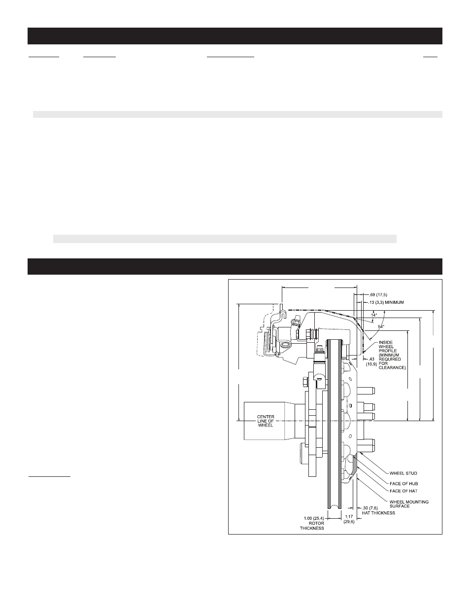 Wilwood Combination Parking Brake Caliper Rear Brake Kit User Manual | Page 3 / 8