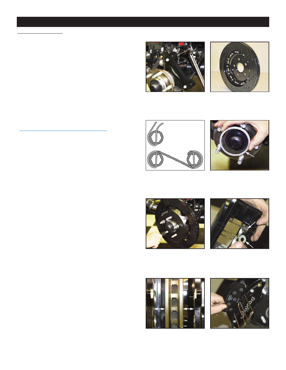 Assembly instructions | Wilwood Dynapro 6 Big Brake Front Brake Kit (Hat) User Manual | Page 4 / 8