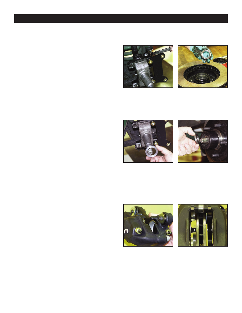 Assembly instructions | Wilwood Forged Dynalite 1 Piece Rotor and Hub Front Brake Kits User Manual | Page 4 / 8