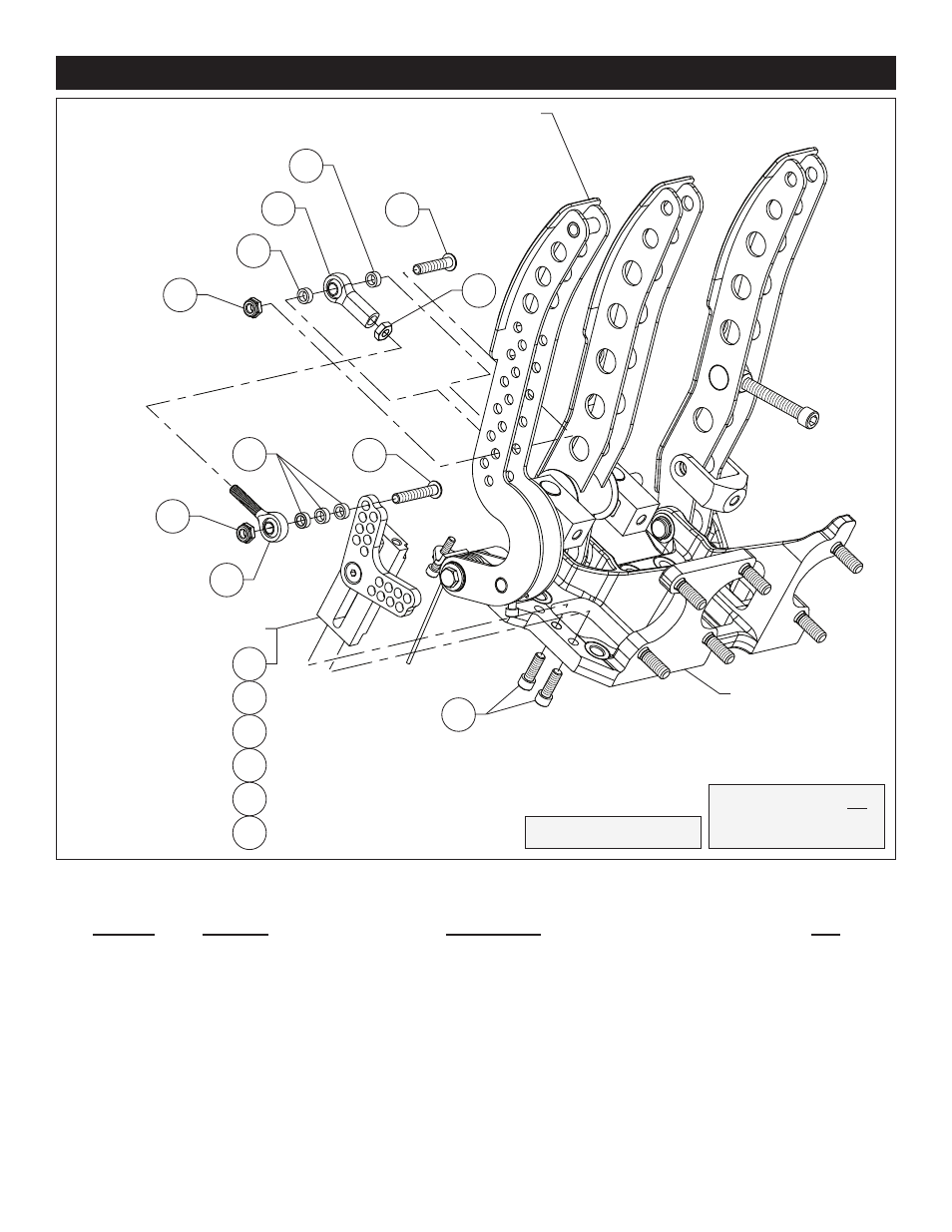 Wilwood Brake, Clutch and Throttle Pedal-w_o Throttle Link Description User Manual | Page 4 / 6