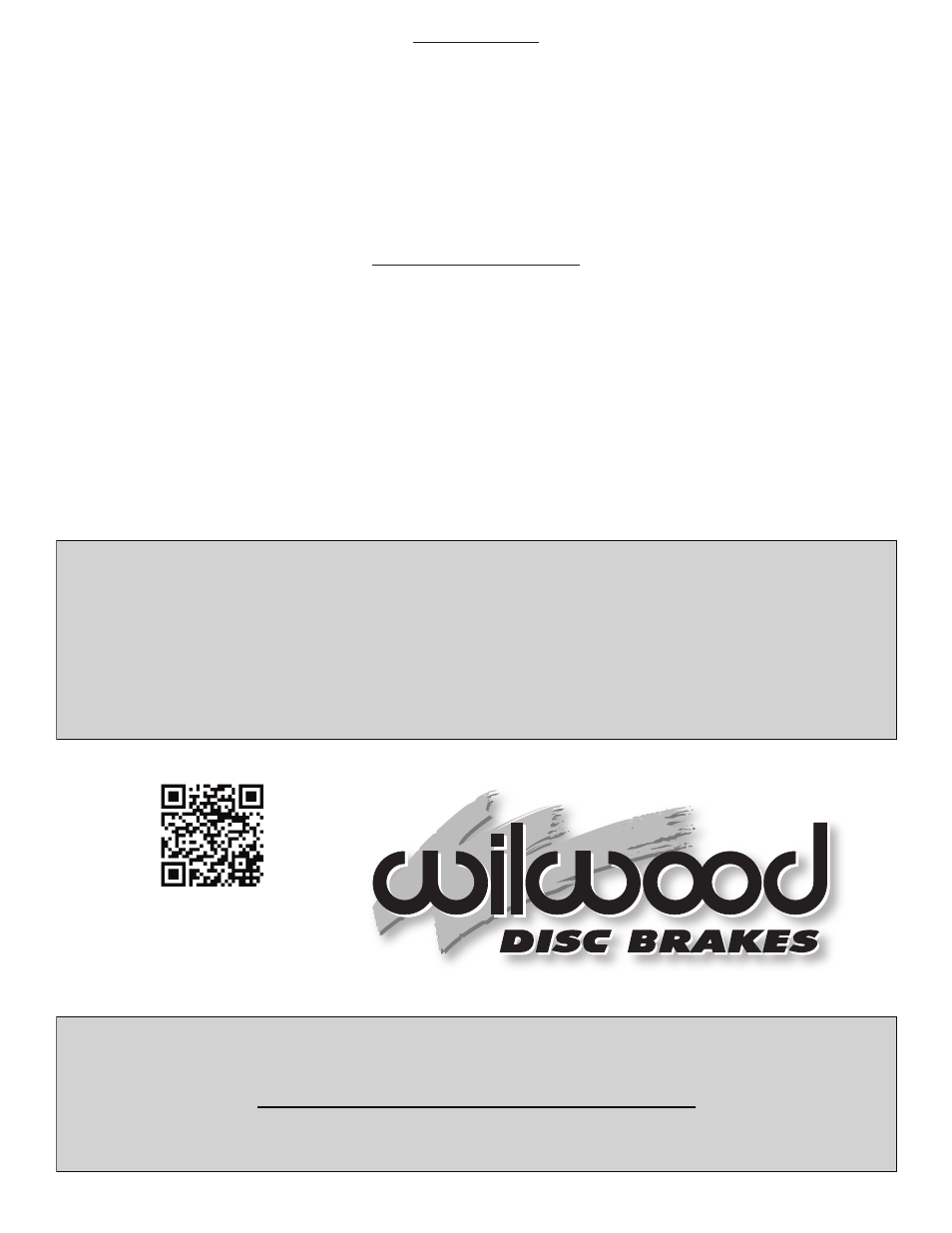 Wilwood Slave Cylinder User Manual | 5 pages