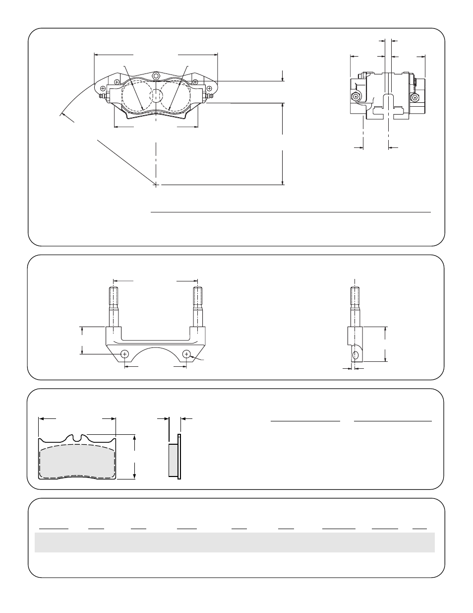 Wilwood Billet Narrow Dynalite Radial Mount User Manual | Page 2 / 2