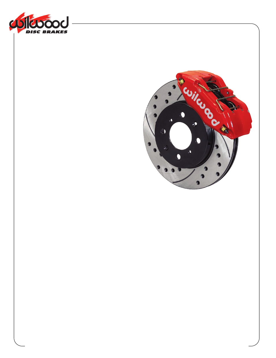 Wilwood Forged DPHA User Manual | 2 pages