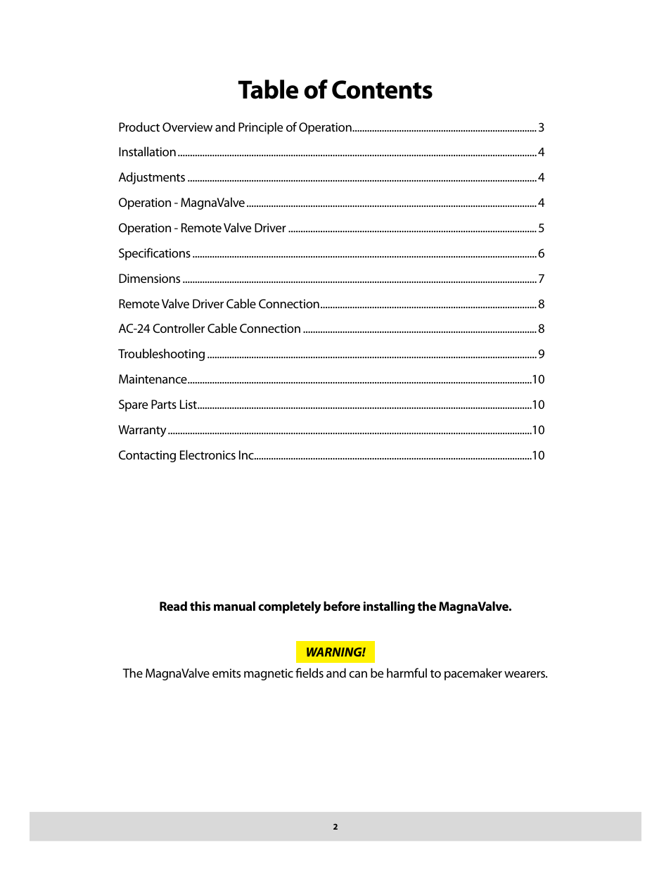 Electronics WM 3000-24 User Manual | Page 2 / 10