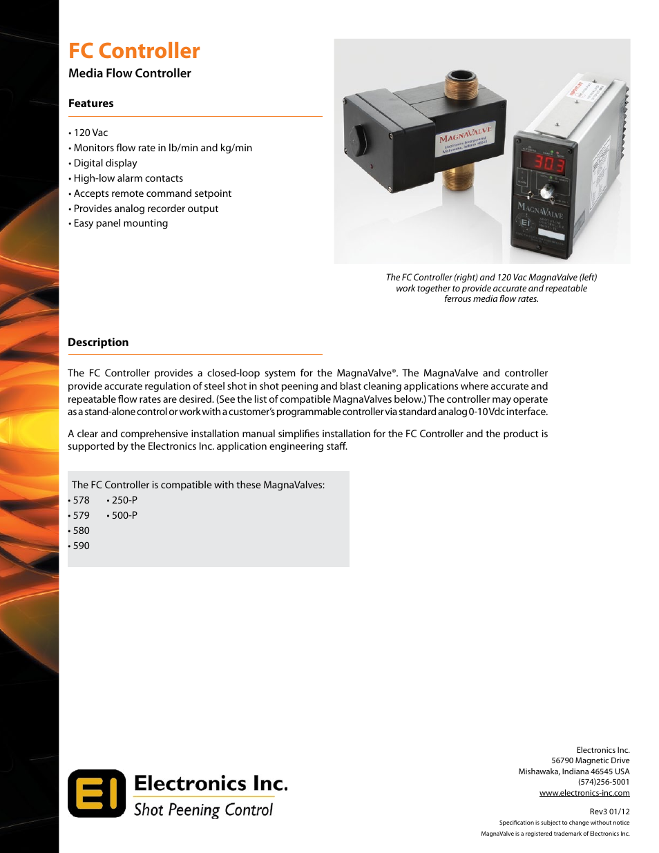 Electronics FC User Manual | 2 pages