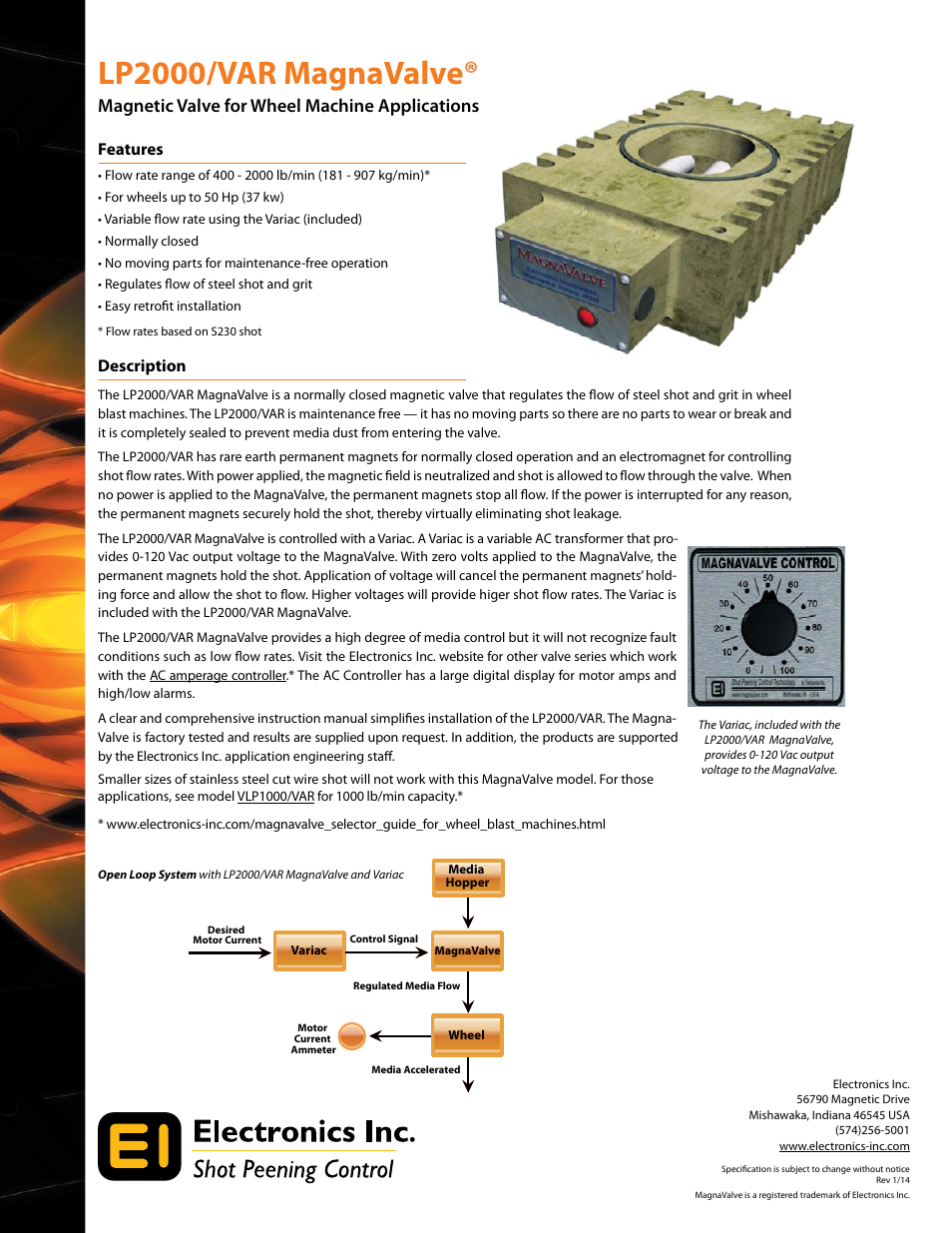 Electronics LP2000_VAR User Manual | 2 pages