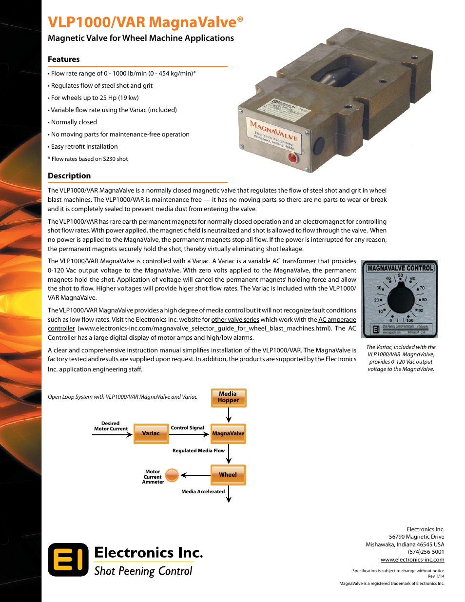 Electronics VLP1000_VAR User Manual | 2 pages