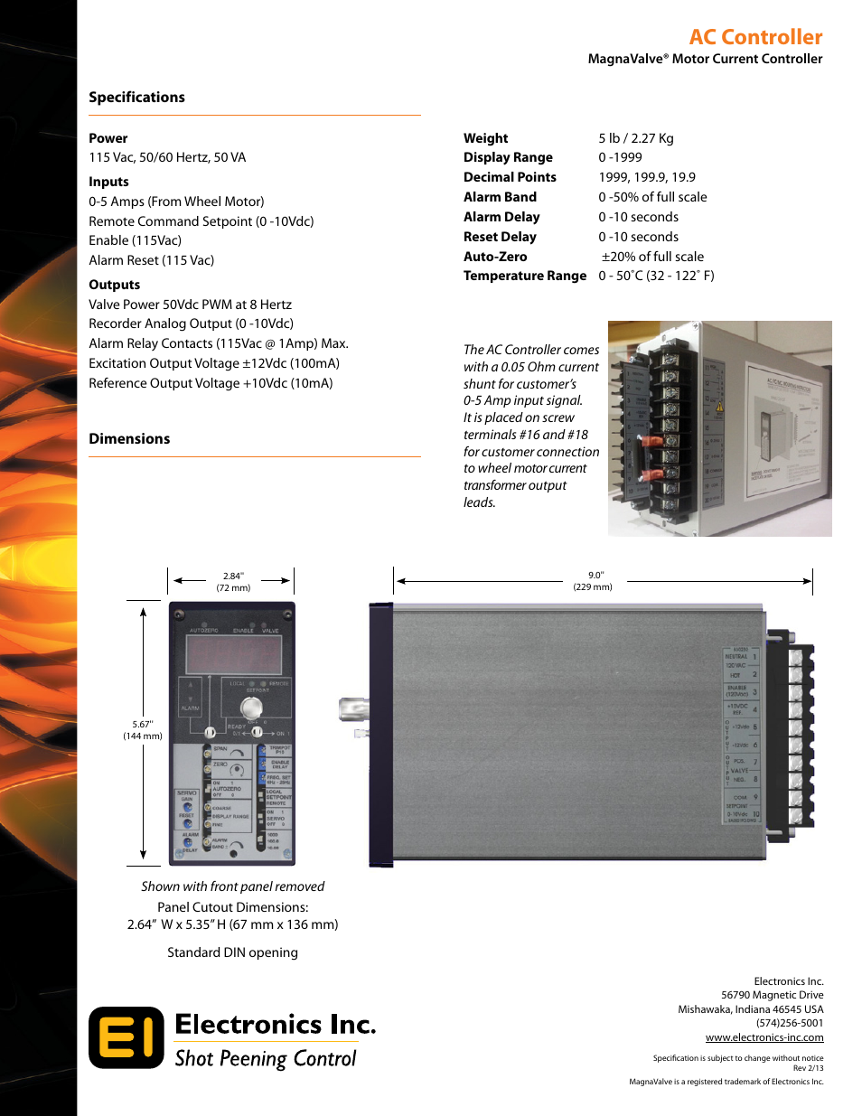 Ac controller | Electronics AC User Manual | Page 2 / 2