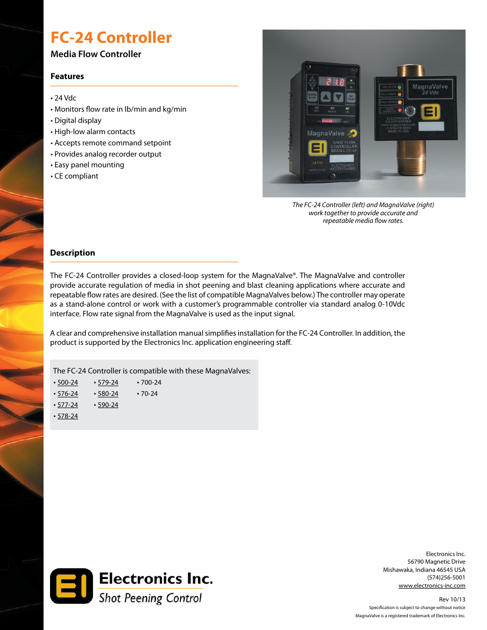 Electronics FC-24 User Manual | 2 pages