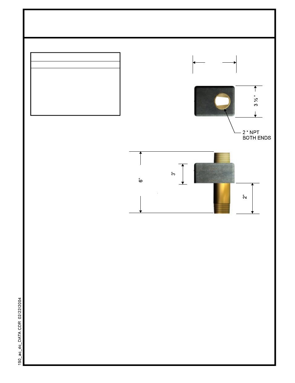 Model 190 magnavalve | Electronics 190-AC User Manual | Page 2 / 2