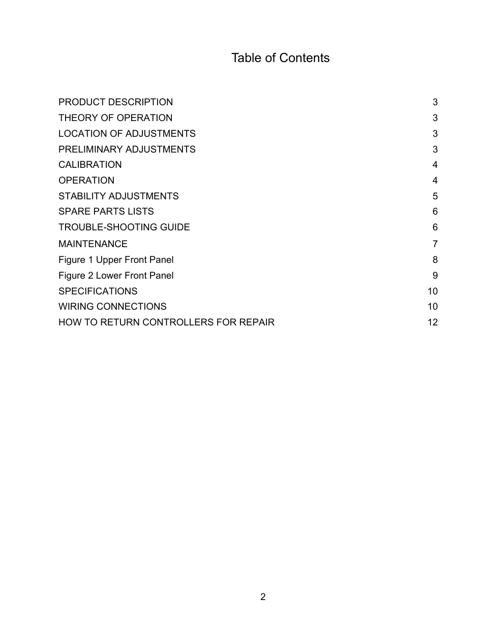 Electronics FC-24 User Manual | Page 2 / 12