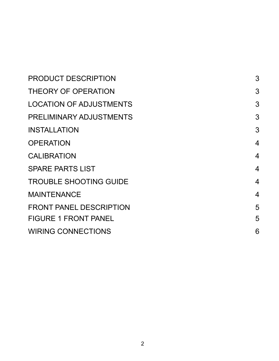 Electronics 500-24 User Manual | Page 2 / 6