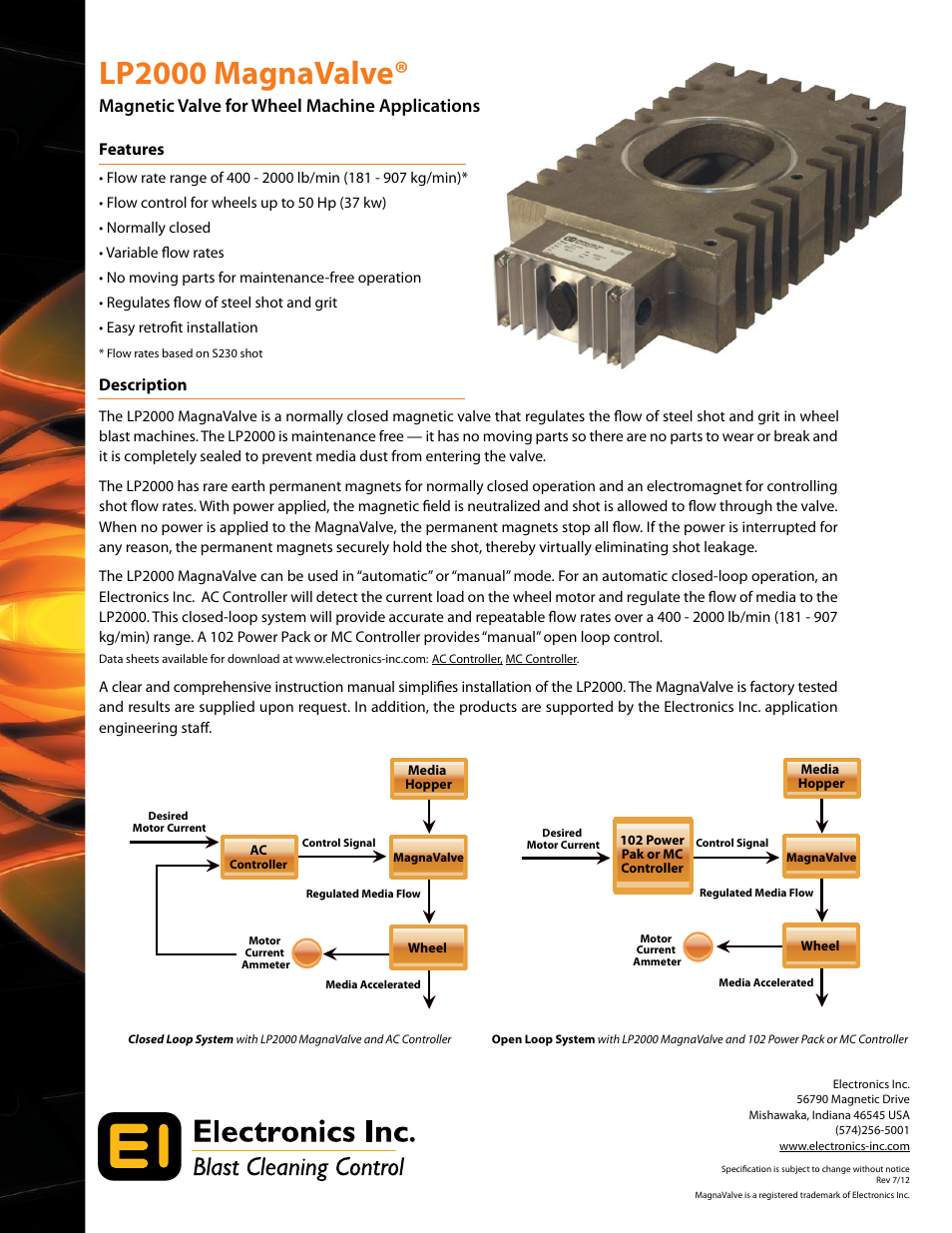 Electronics LP2000 User Manual | 2 pages