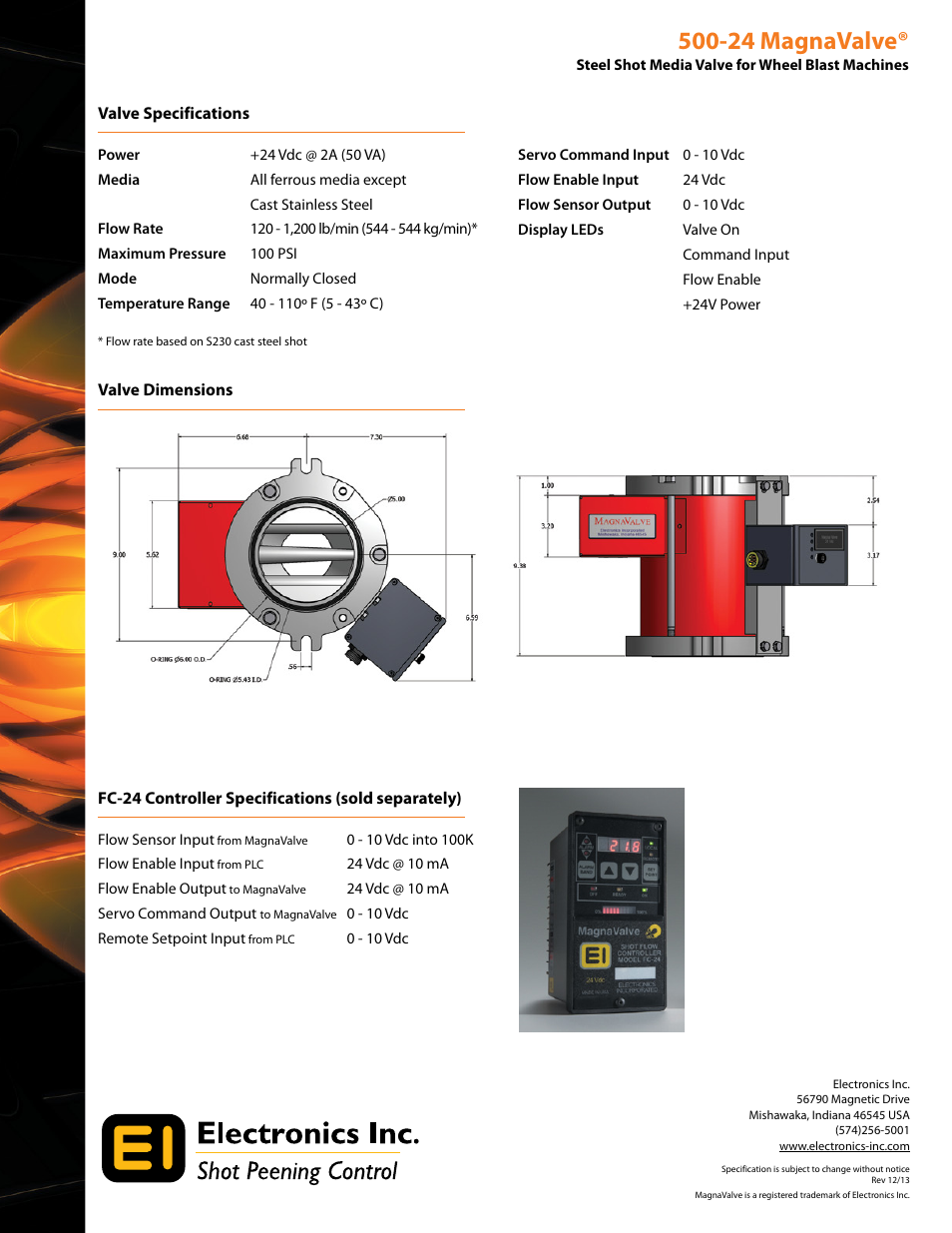 24 magnavalve | Electronics 500-24 User Manual | Page 2 / 2