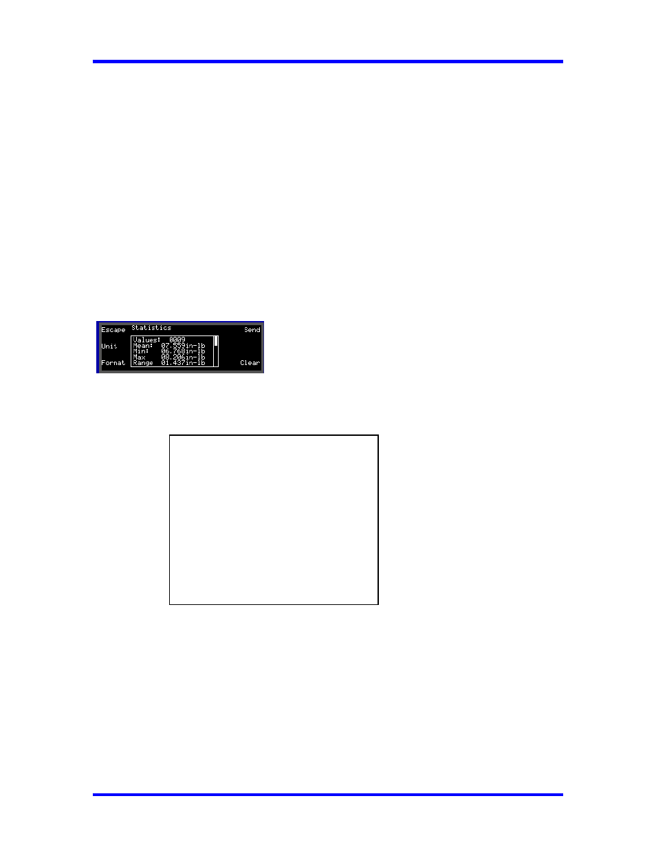 Statistical analysis, Displaying statistical analysis | Snap-On 5000-3 User Manual | Page 39 / 68