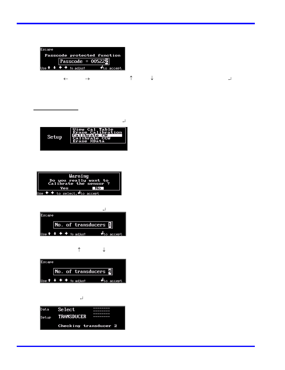 Calibration cw | Snap-On 5000-3 User Manual | Page 51 / 68