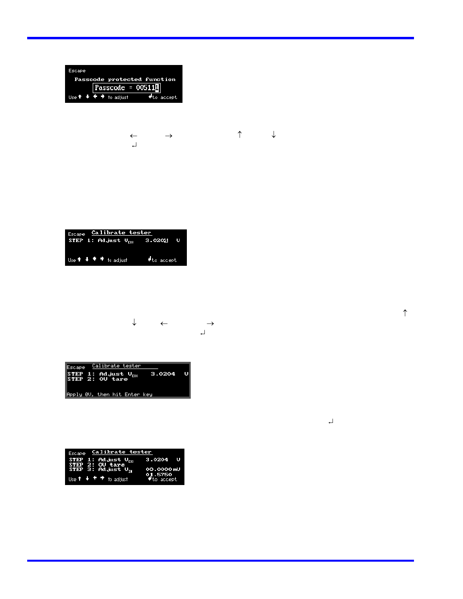 Calibrate tester | Snap-On 5000-3 User Manual | Page 55 / 68