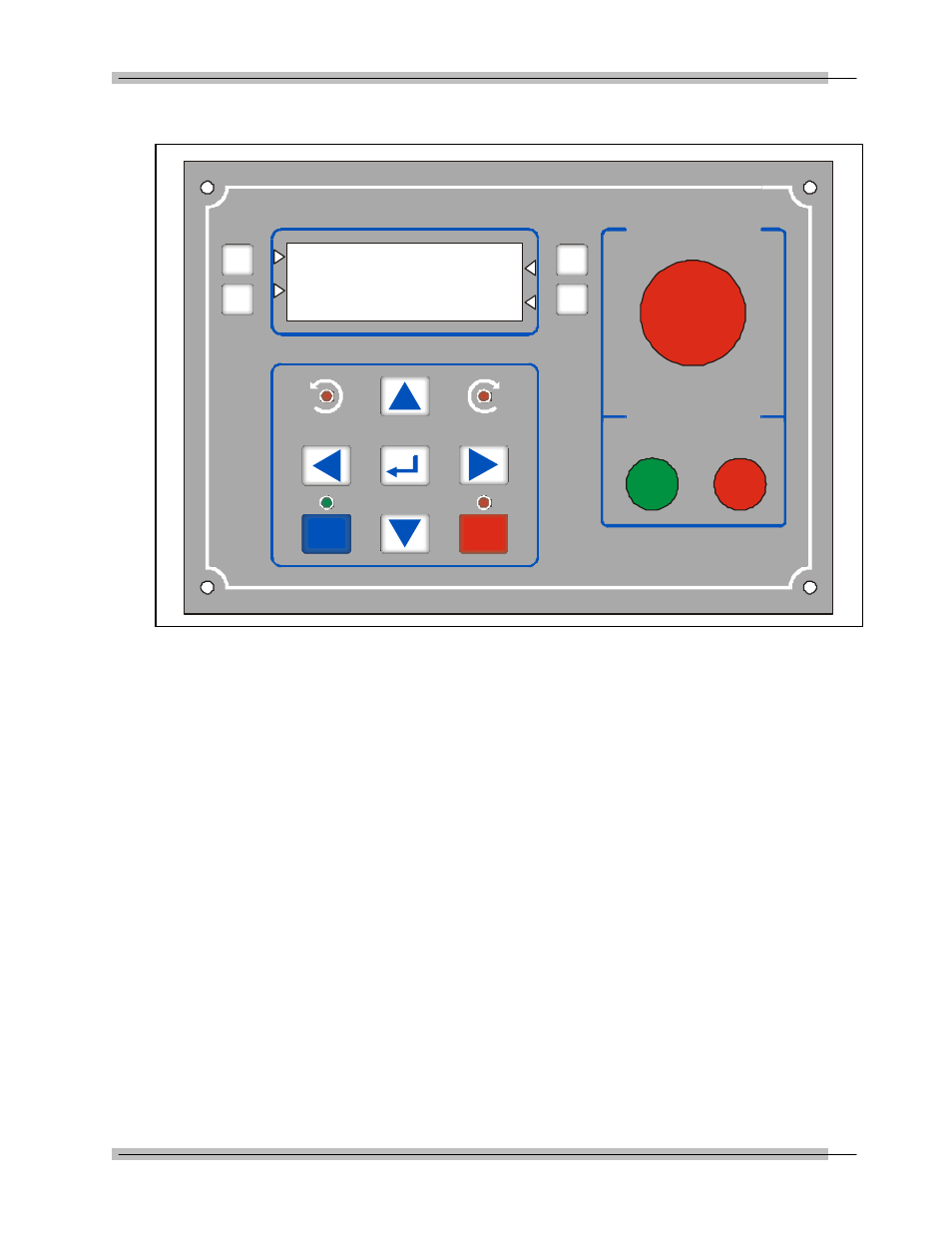 Motorized control box, Front panel membrane function keys | Snap-On Motorized Loader User Manual | Page 81 / 102