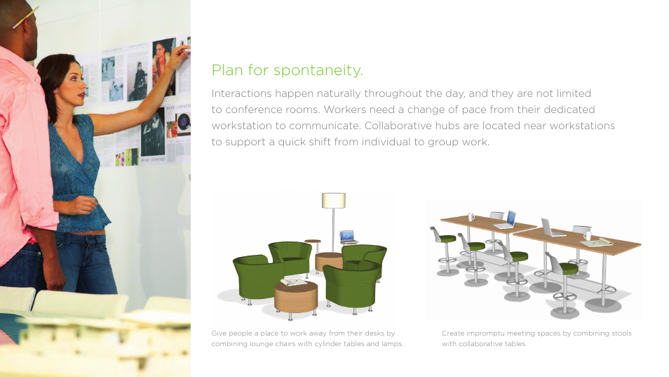 Plan for spontaneity | HON Flock Collaborative Solutions User Manual | Page 10 / 18