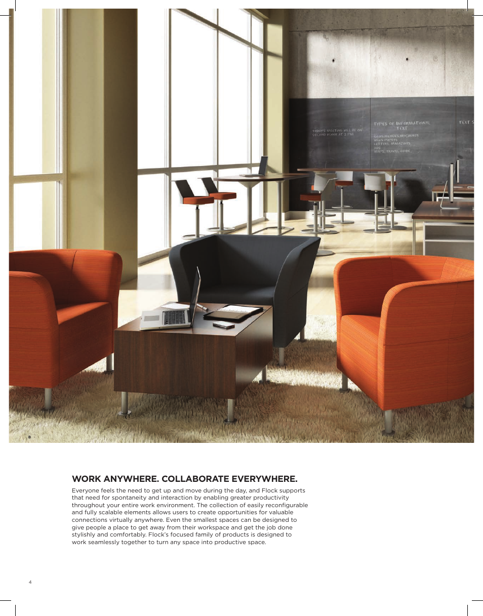 Work anywhere. collaborate everywhere | HON Flock Collaborative Solutions User Manual | Page 4 / 12