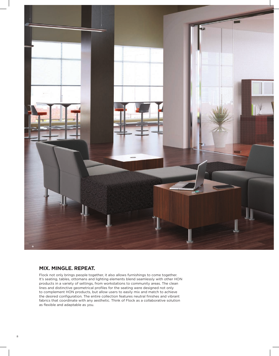 Mix. mingle. repeat | HON Flock Collaborative Solutions User Manual | Page 8 / 12