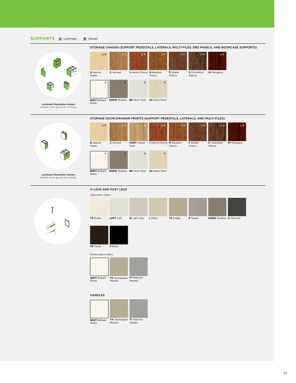 Supports | HON Voi User Manual | Page 23 / 28