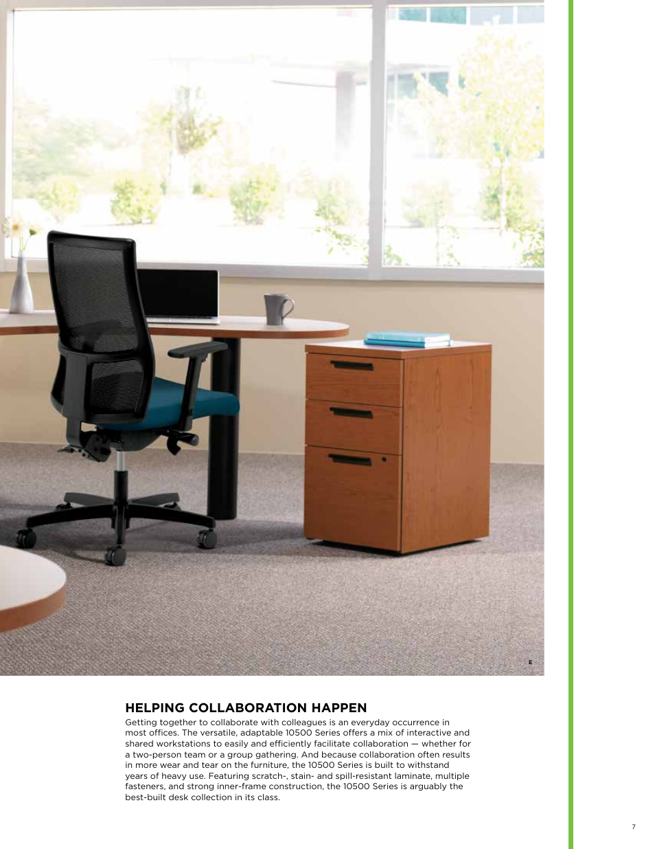 Helping collaboration happen | HON 10500 Series Desking User Manual | Page 7 / 16