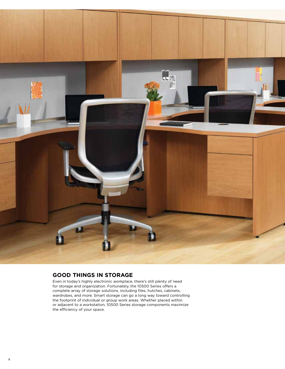 Good things in storage | HON 10500 Series Desking User Manual | Page 8 / 16