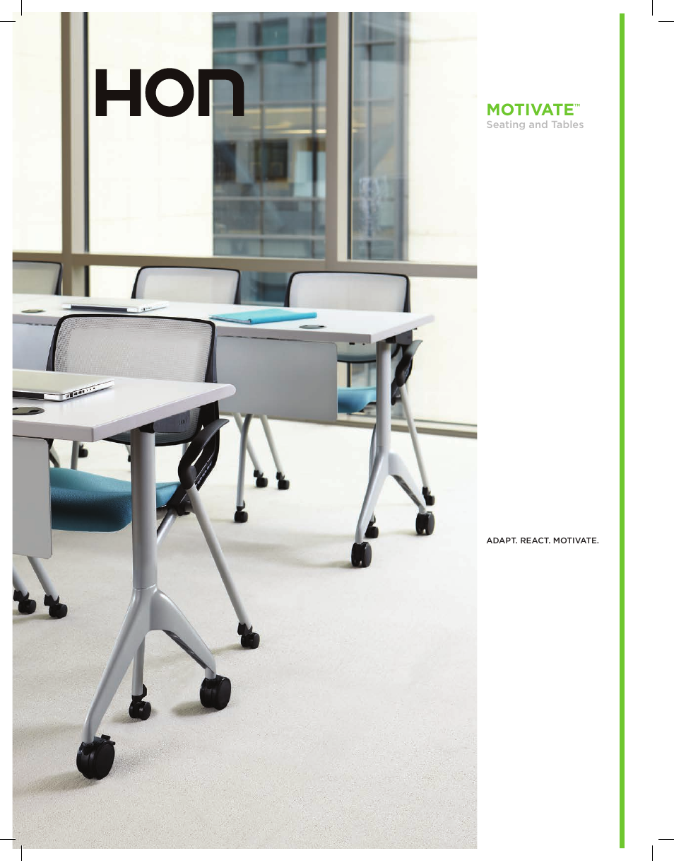 HON Motivate Seating & Tables User Manual | 12 pages