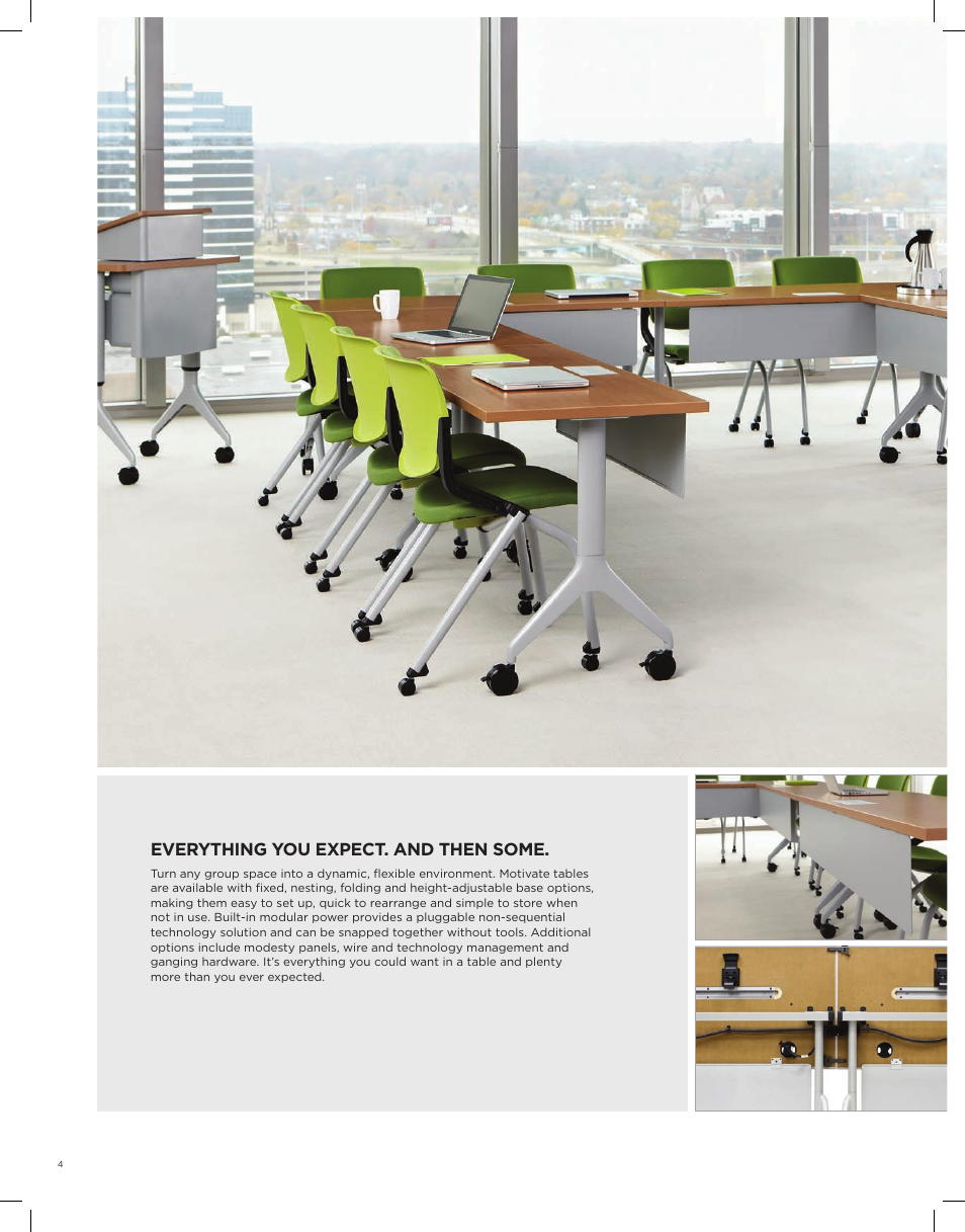 Everything you expect. and then some | HON Motivate Seating & Tables User Manual | Page 4 / 12